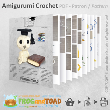 CHIBI Owl Chouette Hibou PDF Amigurumi Pattern FROGandTOAD Créations